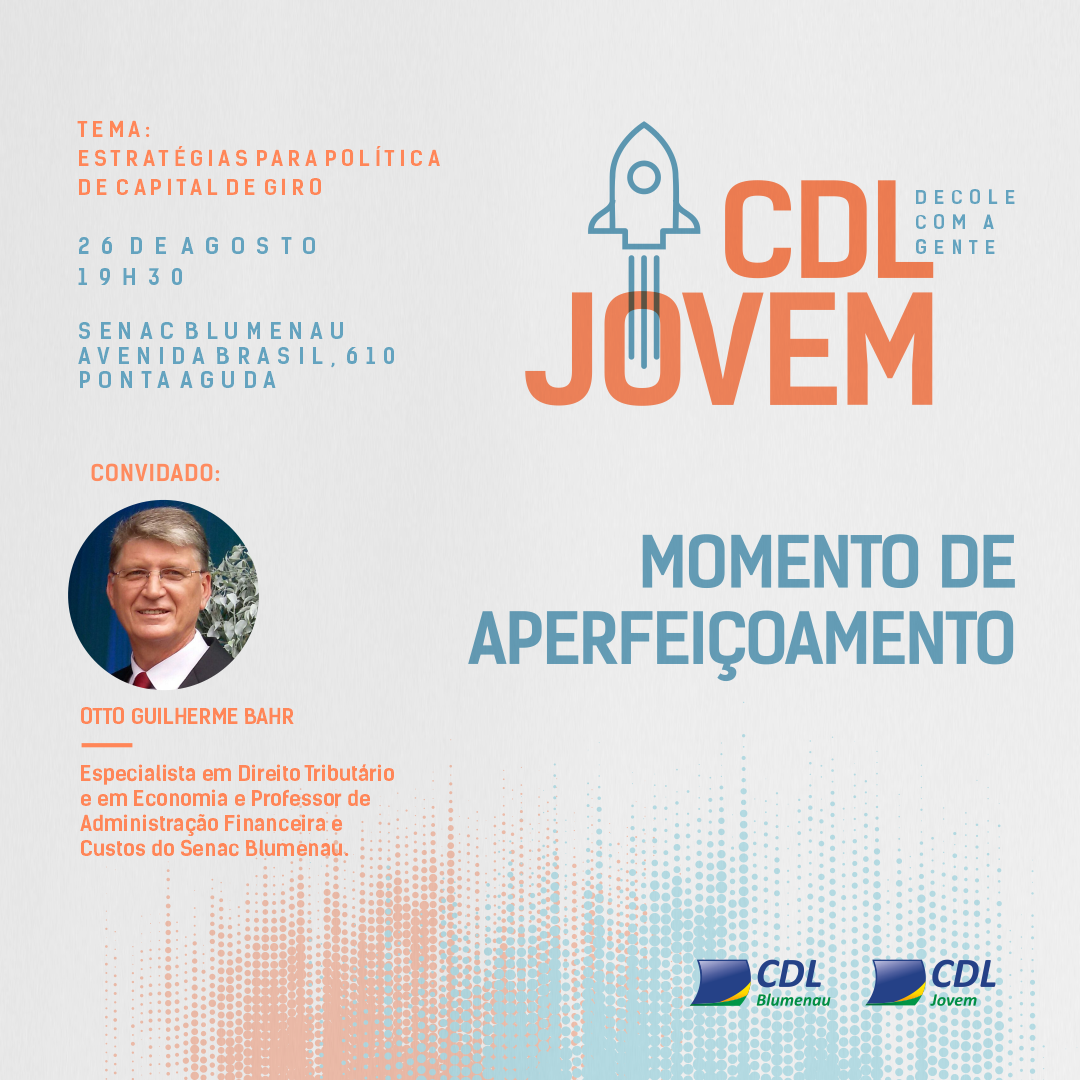 CDL Jovem Blumenau - reunião Capital de Giro