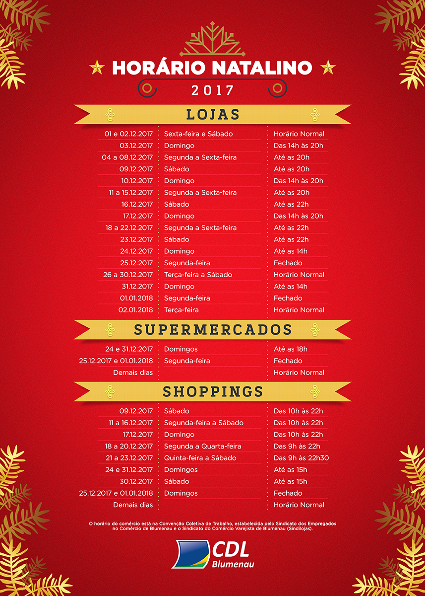 Horário de Natal
