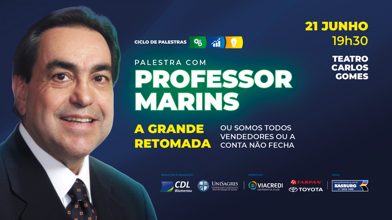 palestra com Professor Marins