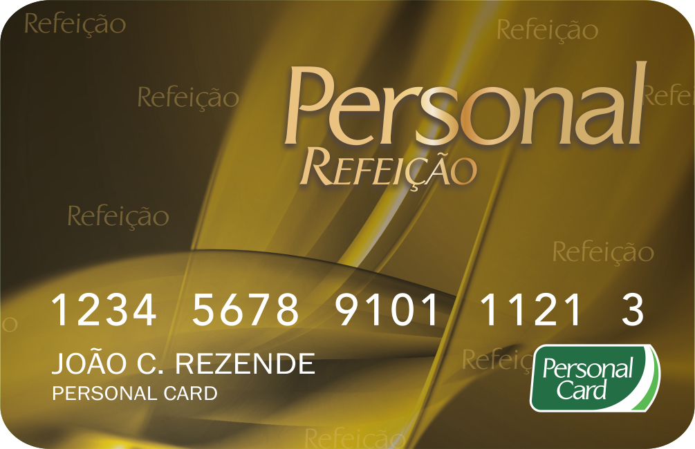 Personal card Refeição