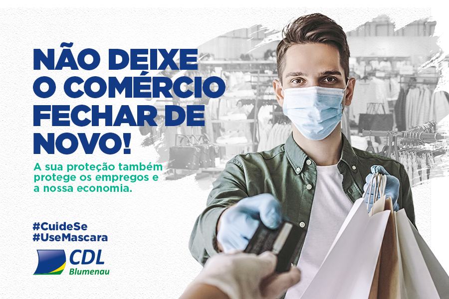 Campanha da CDL aposta na conscientização para manter o comércio de portas abertas