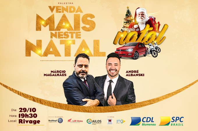 CDL abre inscrições gratuitas para a palestra “Venda Mais Neste Natal”
