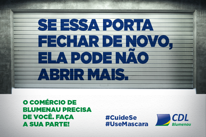 Campanha da CDL aposta na conscientização para manter o comércio de portas abertas
