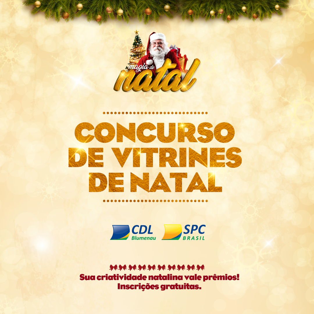 concurso de vitrines de Natal