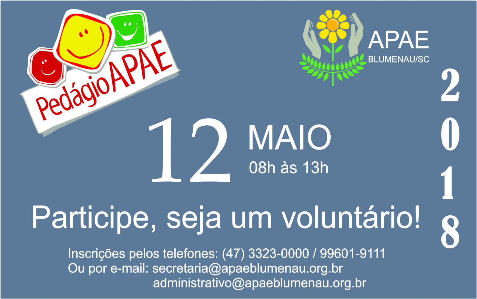 Apae precisa de voluntários para ajudar no pedágio