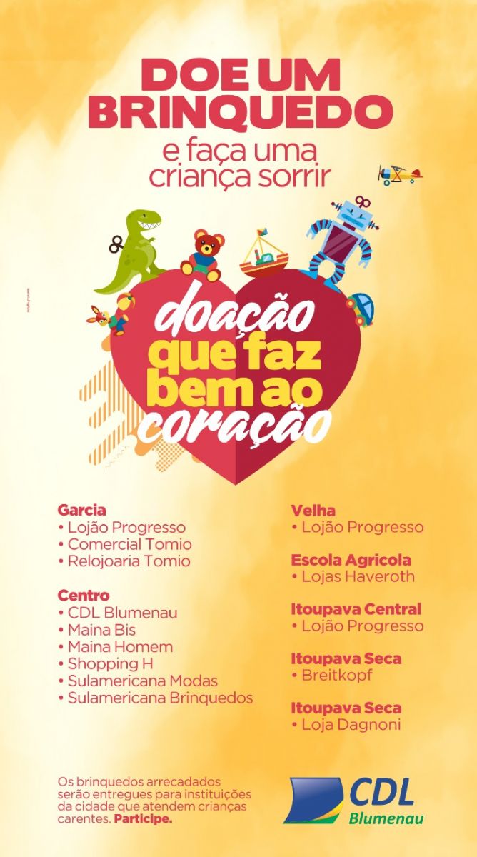 Campanha do Brinquedo CDL Blumenau