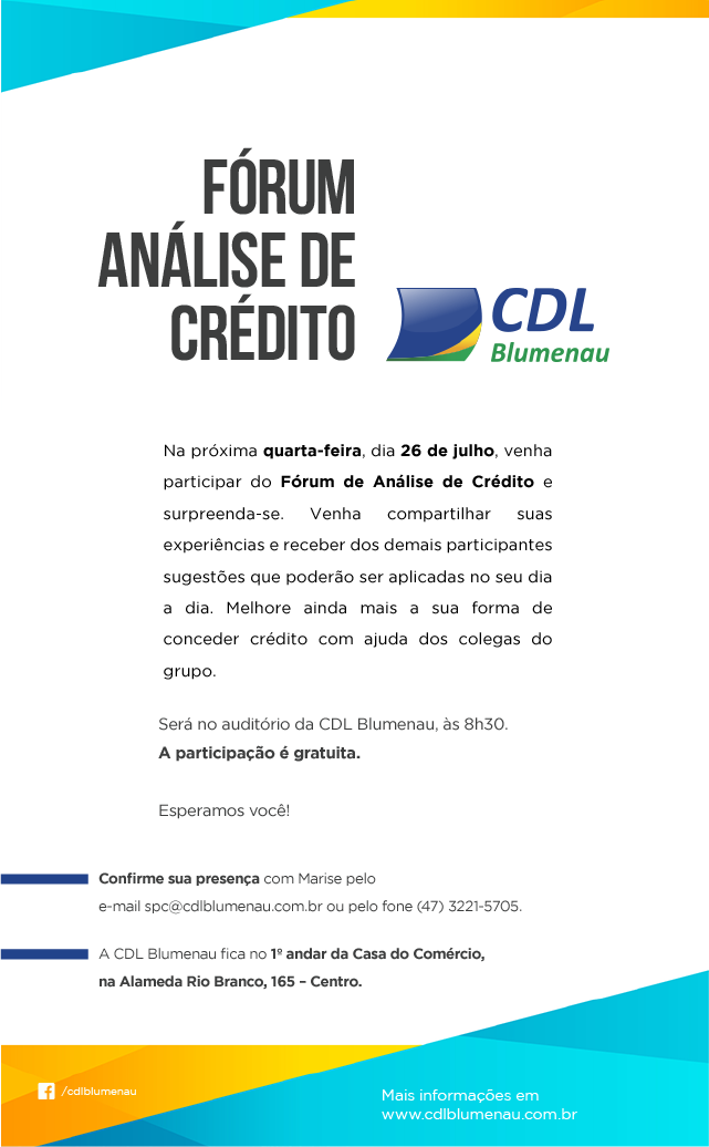 Fórum Análise de Crédito discute concessão de crédito