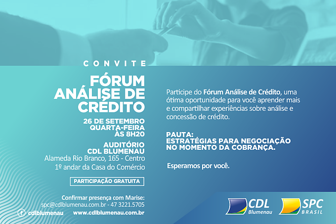 Fórum Análise de Crédito discutirá estratégias para negociação no momento da cobrança