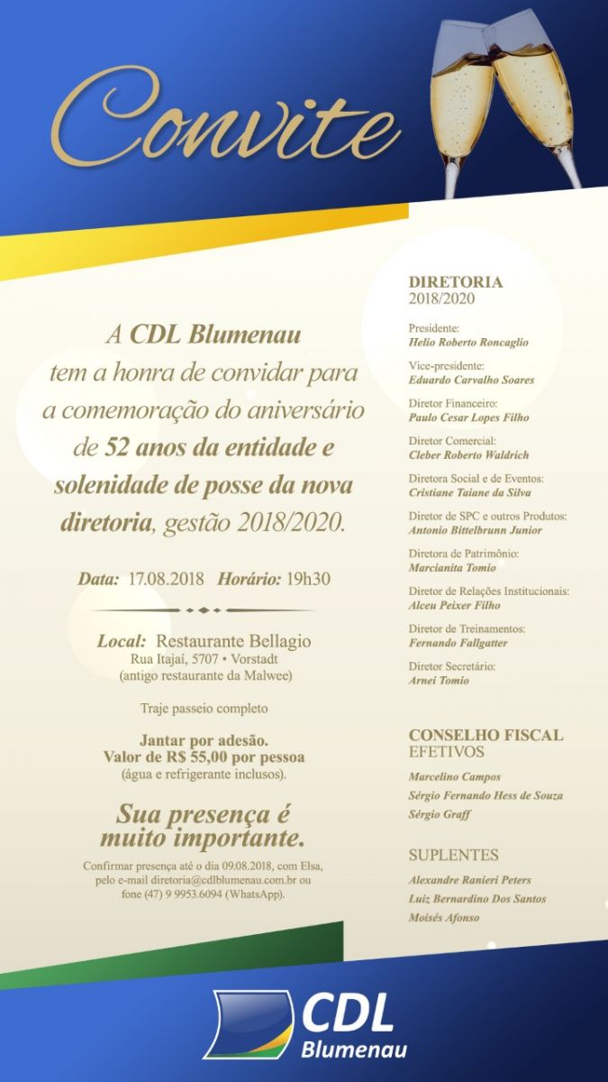 convite cdl
