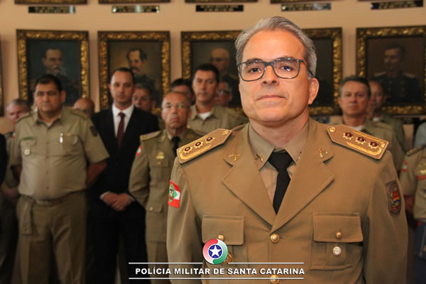 Coronel de Blumenau assume a chefia do Estado-Maior-Geral da PMSC