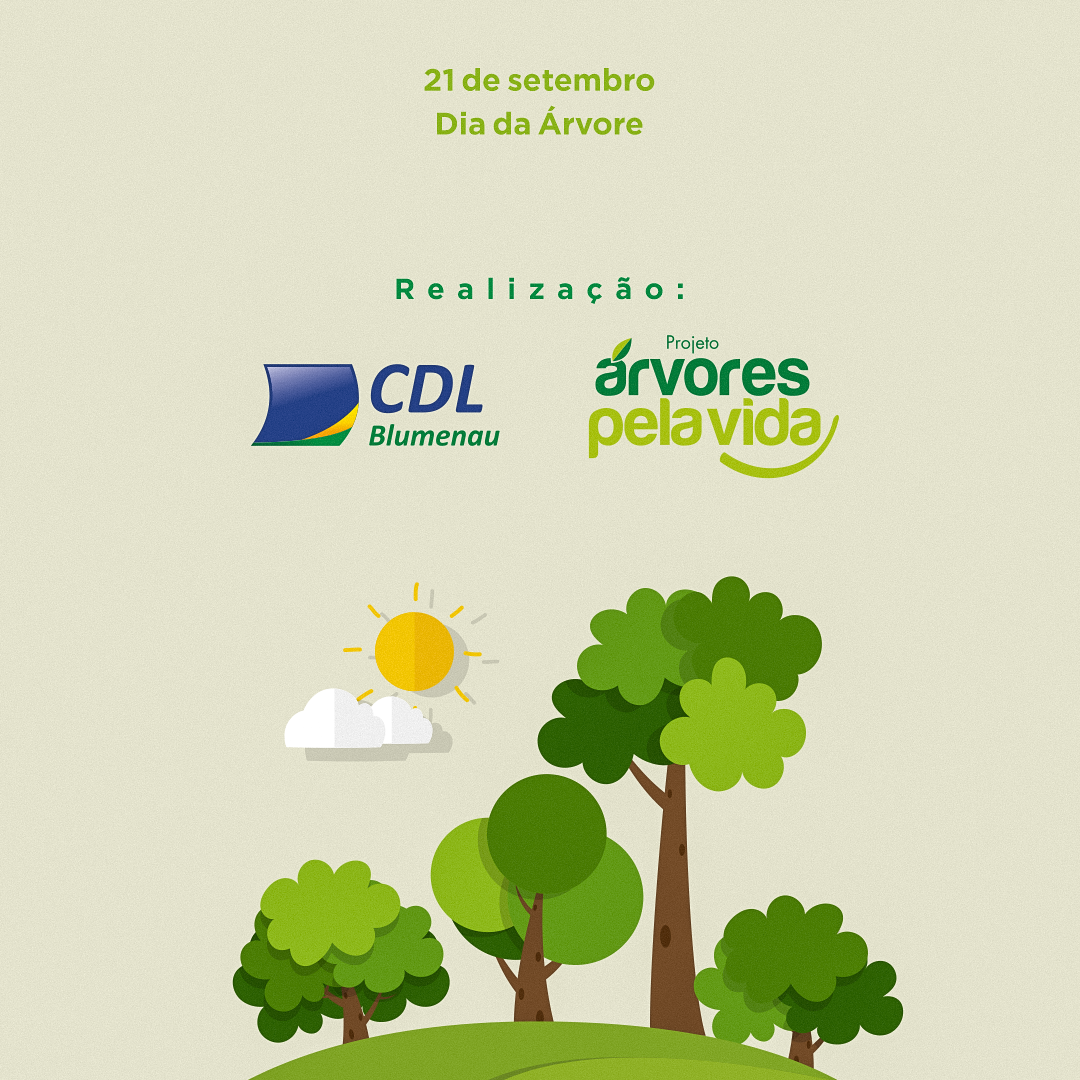 Dia da Árvore: CDL Blumenau distribuirá mudas em comemoração à data