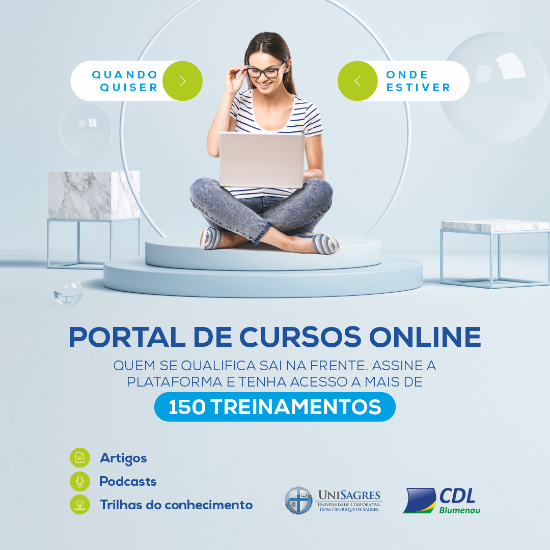 Conheça a plataforma de cursos online da CDL Blumenau