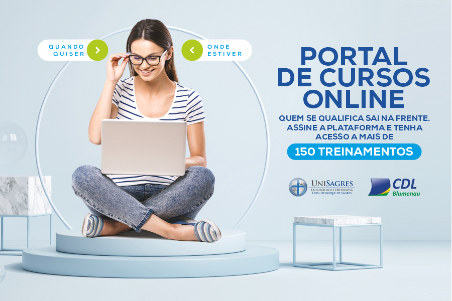 Conheça os cursos on-line da CDL Blumenau