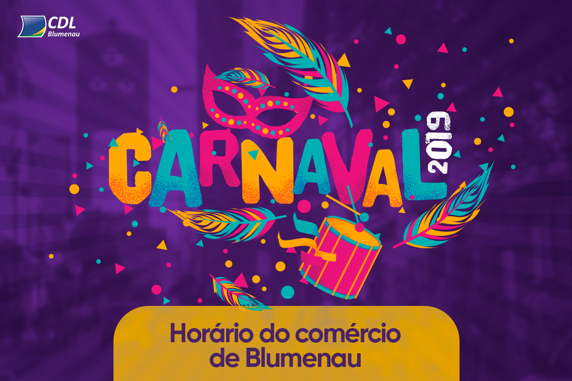 Horário carnaval Blumenau 2019