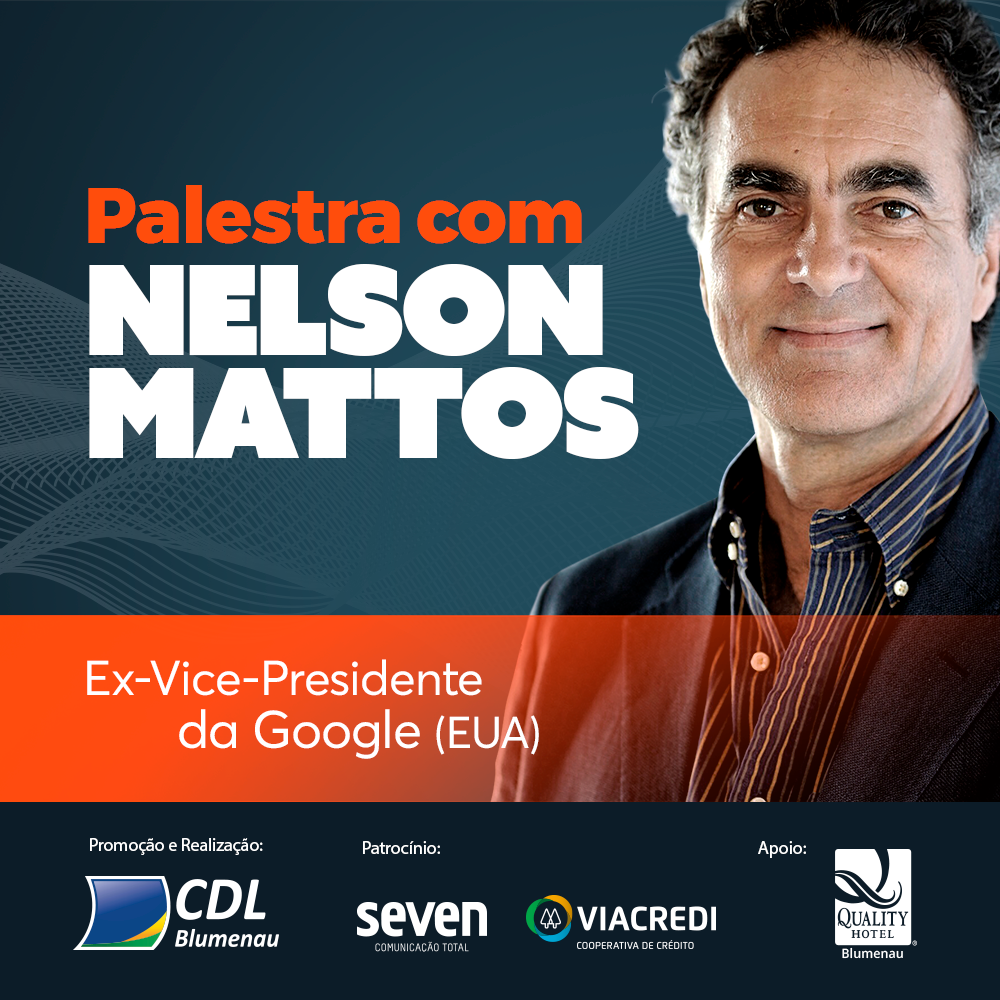 Nelson Mattos, do Google, fará palestra em Blumenau na próxima terça-feira