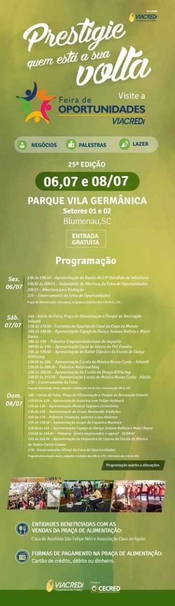 Feira de Oportunidades Viacredi