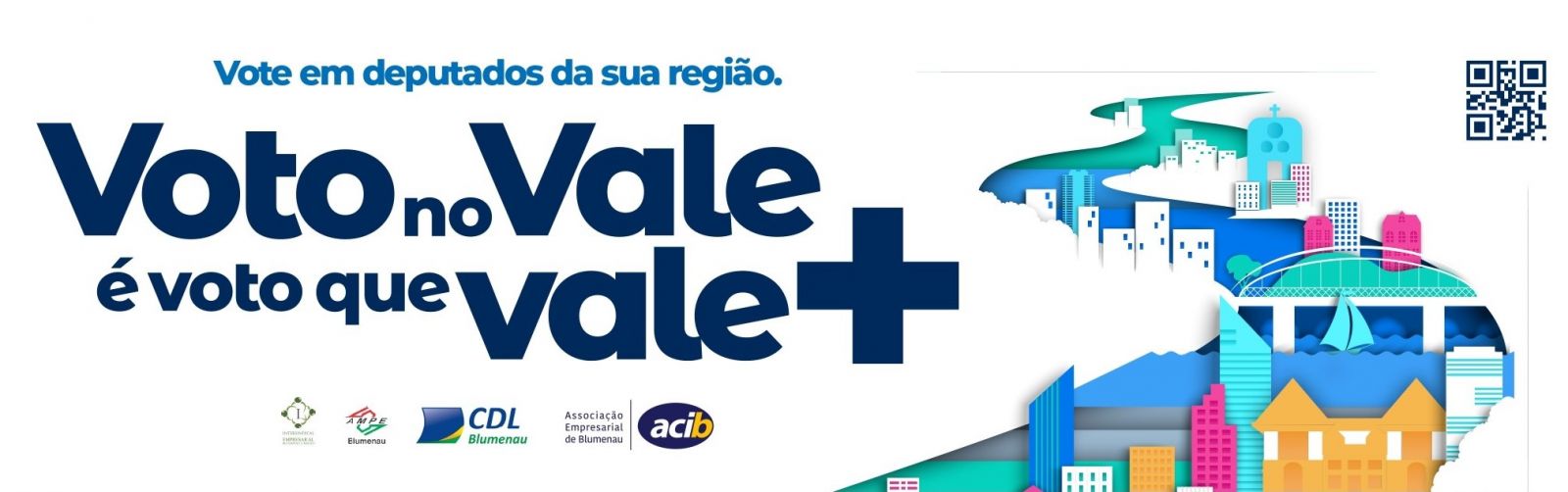 Campanha “Voto no Vale é Voto que Vale Mais” reforça a importância da representatividade local nas eleições